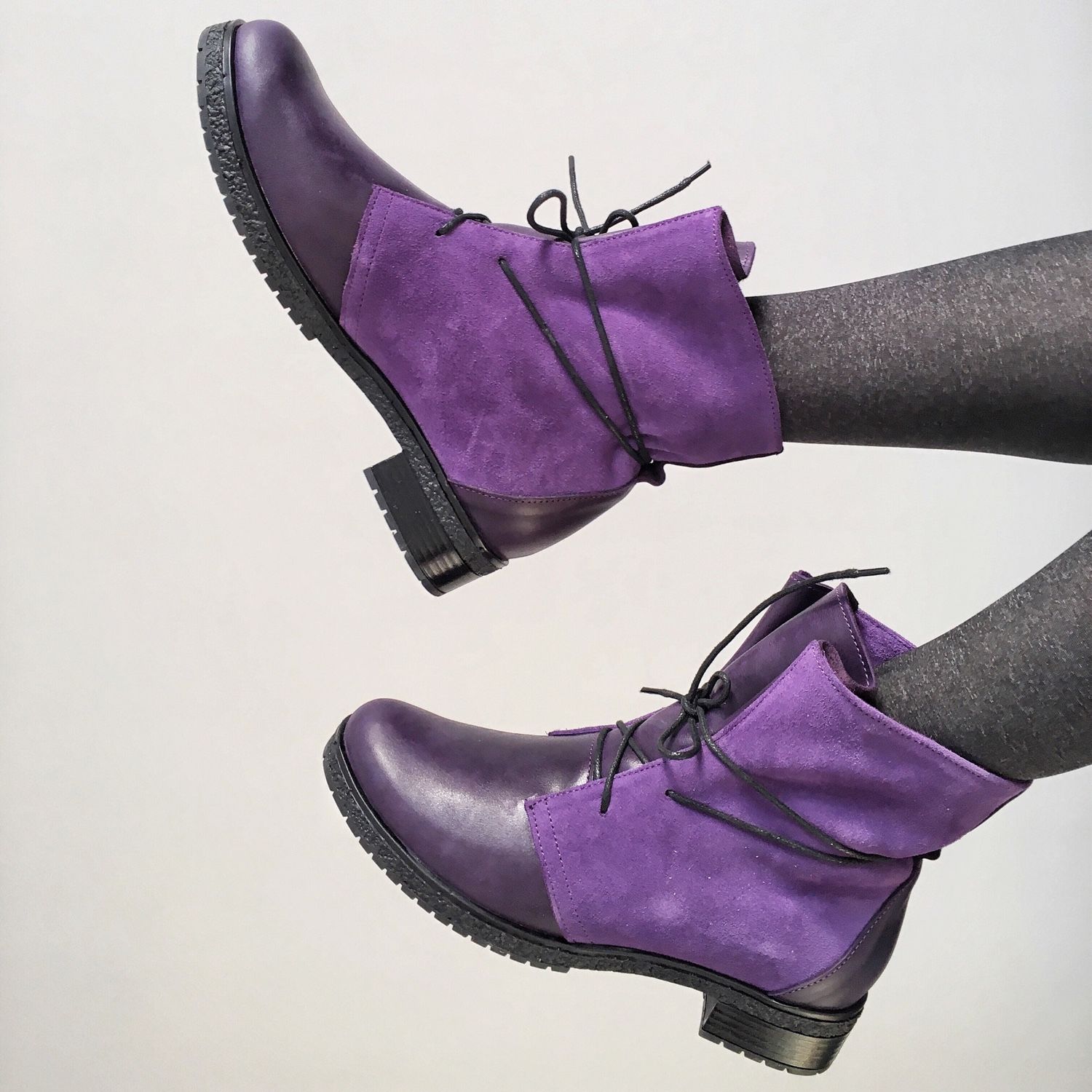Фиолетовая обувь