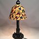 'Flowers'.Table lamp from wood and ceramics. Table lamps. Russian Folk Painting. Online shopping on My Livemaster.  Фото №2