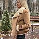 Дубленка интерфино. Дубленки. YANA KRAFT BRAND. Ярмарка Мастеров.  Фото №4