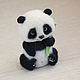 Felt toy: Panda. Felted Toy. touch-me. Online shopping on My Livemaster.  Фото №2