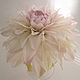 Silk flowers.Brooch hairpin DAHLIA SUN. Natural silk. Brooches. Irina Vladi. My Livemaster. Фото №5