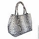 Bag made of Python VEGAS. Classic Bag. Exotic Workshop Python Fashion. Online shopping on My Livemaster.  Фото №2