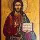 Рукописная икона Христос Живодавче, скит Св. Анны, Афон, Греция, Иконы, Москва,  Фото №1