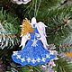 Рождественский ангел с ёлочкой, Елочные игрушки, Москва,  Фото №1
