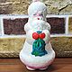 Santa Claus Styrofoam USSR Vintage, Vintage toy, Istra,  Фото №1