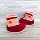 Children's shoes: knitted plush boots for girls, 12 cm on the foot, Footwear for childrens, Irkutsk,  Фото №1