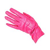 Винтаж handmade. Livemaster - original item Size 7. Demi-season gloves made of genuine pink leather. Handmade.