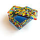 Order Jewelry boxes: made of glass, fusing Little joys, jewelry box. MyFusedGlass. Livemaster. . Box Фото №3