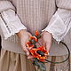 Tutorial orange "Poppy". Necklace. Swetlana Rohloff. Perlenrose. My Livemaster. Фото №6