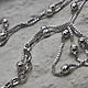 Chain silver Box with balls 3 mm with a notch, Chain, Vladimir,  Фото №1