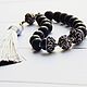 Good Luck prayer beads made of black agate. Rosary. The star of Siberia. Online shopping on My Livemaster.  Фото №2