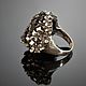 Parthenium ring made of 925 sterling silver with pyrite PS0001. Rings. Sunny Silver. My Livemaster. Фото №5