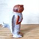 Керамическая статуэтка. Глазури. Поющий Алконост. Статуэтки. Наталия Мисюра. Ярмарка Мастеров.  Фото №5