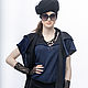 vests: Lzh_010tsin_chern Vest-cardigan-transform, color blue/black, Vests, Moscow,  Фото №1