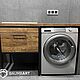 ТУМБА ДЖОЙ С ФАЛЬШПАНЕЛЬЮ. Мебель для ванной. BaumbArt Loft Atelier. Интернет-магазин Ярмарка Мастеров.  Фото №2
