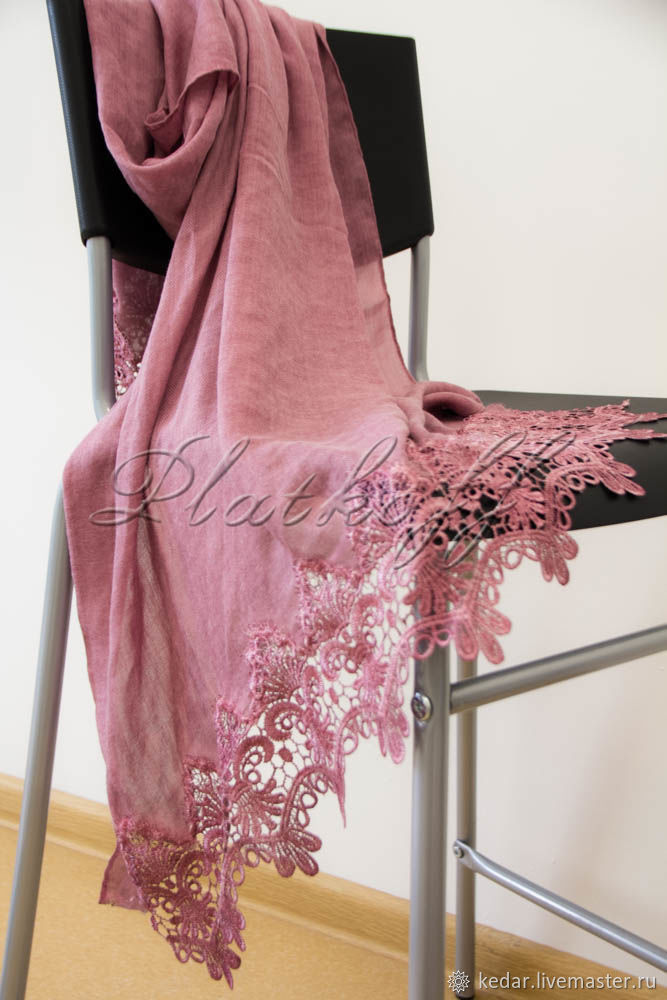 New Zealand hand-dyed stole ' Spring song ', Wraps, Moscow,  Фото №1