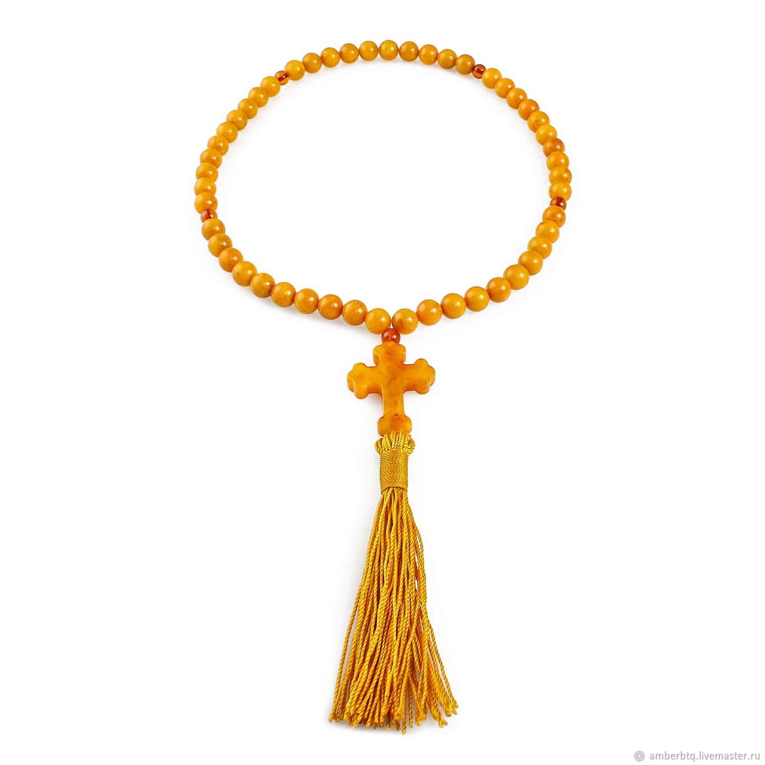 Rosary from NAT. amber Orthodox 33 beads, Rosary bracelet, Kaliningrad,  Фото №1