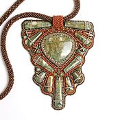 Украшения handmade. Livemaster - original item Large pendant with Jasper. Handmade.