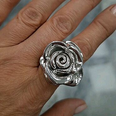 Украшения ручной работы. Ярмарка Мастеров - ручная работа Кольцо "Rouse Bloom". Handmade.