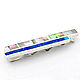 Order Tie clip. Turquoise, Lapis, Mother Of Pearl. Handmade. ARIEL - MOSAIC. Livemaster. . Tie clip Фото №3