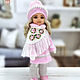 Clothes for Paola Reina dolls. Warm set with shawl, Clothes for dolls, Voronezh,  Фото №1