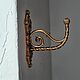 Renaissance style hook, handmade. Clothes Hangers and Hooks. MariyaDesignStuff. Online shopping on My Livemaster.  Фото №2