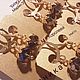 Серьги "Ч е р н и к а". Серьги классические. Bijou-marine. Интернет-магазин Ярмарка Мастеров.  Фото №2