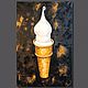 Oil painting: WAFFLE CONE, oil on canvas, 40h60 cm, pop art, Pictures, Moscow,  Фото №1