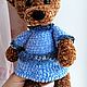 A knitted toy. Bear Blueberry. Plush. Amigurumi. Amigurumi dolls and toys. Elen. Online shopping on My Livemaster.  Фото №2