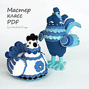 Материалы для творчества handmade. Livemaster - original item Bird amigurumi pattern. Crochet Proud Rooster & Lady Hen. Easter. Handmade.