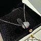 Колье zero серебро 925 пробы в инкрустации фианитов. Колье. MARIA GUSEVA Fashion Jewelry. Ярмарка Мастеров.  Фото №6