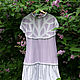 Order Linen dress Lilac fairy tale, boho dress made of linen summer. Lara (EnigmaStyle). Livemaster. . Dresses Фото №3