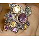 Ring: Exclusive! Natural amethysts, citrines, sulfur, Rings, Moscow,  Фото №1