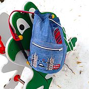 Сумки и аксессуары handmade. Livemaster - original item Children`s backpack Britain. Handmade.