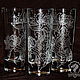 Order Koi. Set of wine glasses. ArtGraving. Livemaster. . Shot Glasses Фото №3