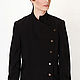 Men's jacket made of semi-viscose black. Jackets for men. Lollypie - Modiste Cat. My Livemaster. Фото №5
