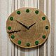 Настенные часы из натурального дерева, Часы классические, Оренбург,  Фото №1