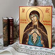 Картины и панно handmade. Livemaster - original item Icon mother of God Helper in childbirth. Handmade.