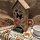 Чайный домик с салфетницей "Винтажная роза", Домики, Москва,  Фото №1