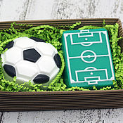 Косметика ручной работы handmade. Livemaster - original item Soap set of two items for a football Player. Handmade.