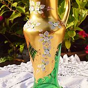 Винтаж handmade. Livemaster - original item Bohemia.Large pitcher for drinks.. Handmade.