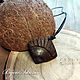 Кулон резной из кокоса "Око", Кулон, Иркутск,  Фото №1