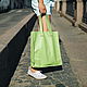 Leather bag light green. Classic Bag. migotobags. Online shopping on My Livemaster.  Фото №2