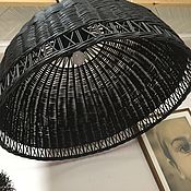 Для дома и интерьера handmade. Livemaster - original item Ceiling lampshade hanging braided, ceiling lighting. Handmade.