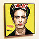 Painting poster of Frida Kahlo in Pop Art style, Pictures, Moscow,  Фото №1