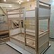 Кровать двухъярусная из бука на заказ. Кровати. Илья (Sobol-wood). Интернет-магазин Ярмарка Мастеров.  Фото №2