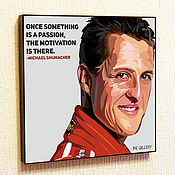 Картины и панно handmade. Livemaster - original item Painting Pop Art Michael Schumacher. Handmade.