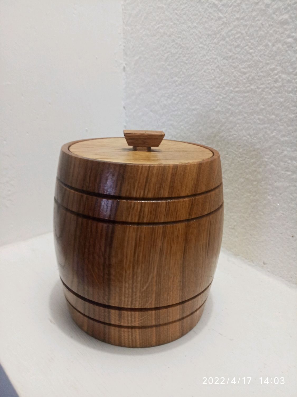 Деревянный бочонок для мёда, 0,3 кг