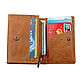 Leather wallet 'Neocl' for women and men / Buy from leather. Wallets. EZCASE - Leather Design Studio. My Livemaster. Фото №5