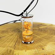 Украшения handmade. Livemaster - original item Pendant Flask Orange Flower. Handmade.